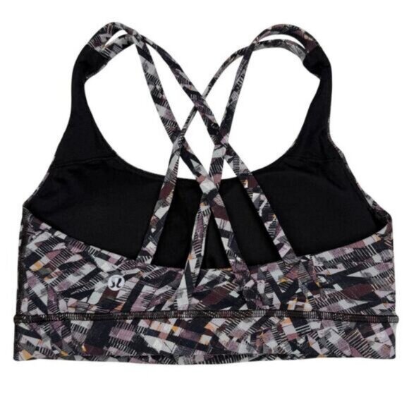 Lululemon Energy Bra B–D Cup In Kaleidoscopic Pink Multi Size 4 - Picture 6 of 8